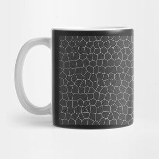 Geometric abstract - gray and white. Mug